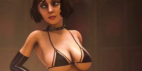 Bioshock Elizabeth taking big dick in pussy