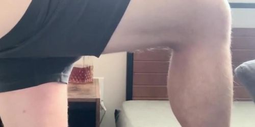 Straight Chubby Ginger Bear Braves First Butt Plug