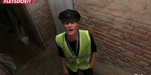 LETSDOEIT - Czech Tourist Pussy Destroyed by Fake Police Officer (Ria Sunn)