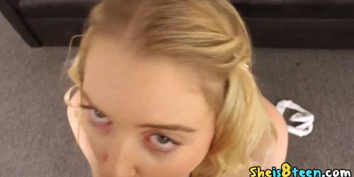 Genuine 18 Year Old Teen Chloe Has Rough Sex