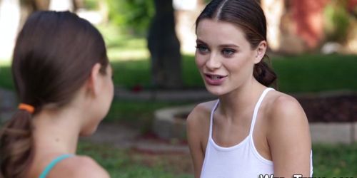 Petite lesbian gets oral - video 3
