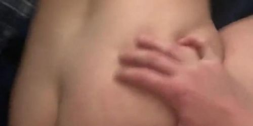 (POV) Pawg teen gets rammed with her head hanging over the bed and moans (littlebuffbabe )