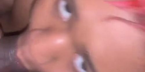 Teen Ebony whore sucks the soul out bbc 