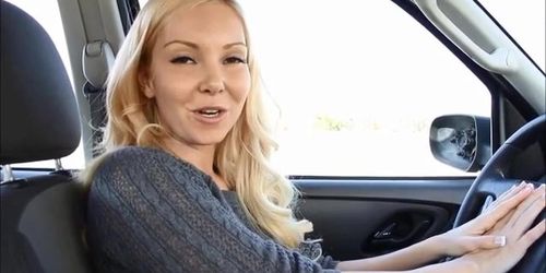 Aaliyah Love in car joi