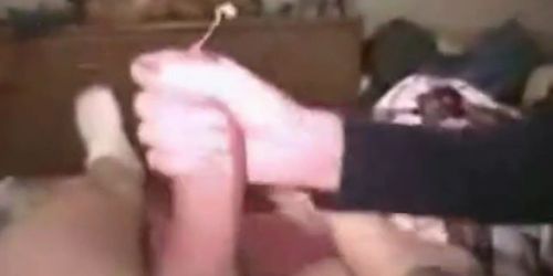 Homemade handjob and cumshot compliation