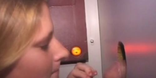 Blonde Amateur Sucking Dick And Fucked Through Glory Hole - video 2