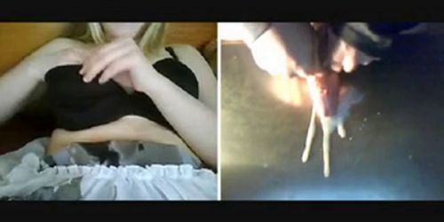 chatroulette girl interesting on cum 1