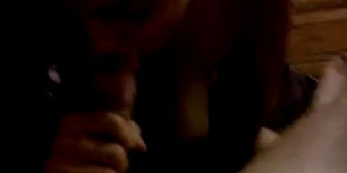 Big tits short hair amateur sucks large cock