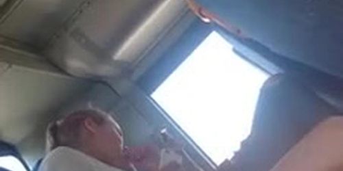 Flashing Bugle for 2 Hot Teens in the Bus Part 2