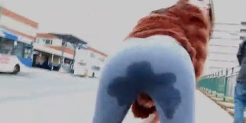 Ava Dalush Pissing in Public