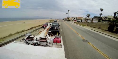 Two teens convince the tow truck driver