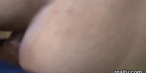 Adorable czech cutie was seduced in the shopping centre and poked in pov