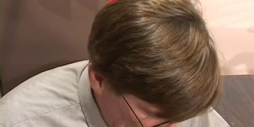 Schoolgirl gets both holes done