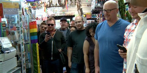 Blonde dp fucked in public souvenir shop (Ariel X, Candice Dare, Ariel X.)