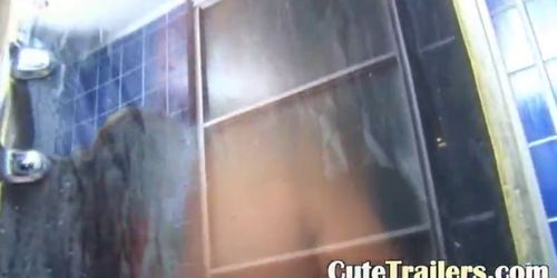 Ivanas ass movie in the shower - video 1