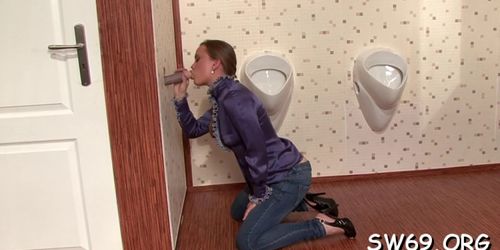 Elegant babe sucks and fucks - video 2
