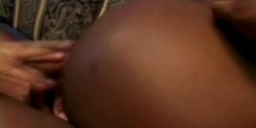 Preggo ebony gets snatch pounded silly