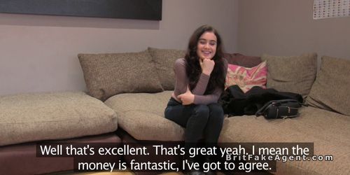 British agent anal fingers slim babe