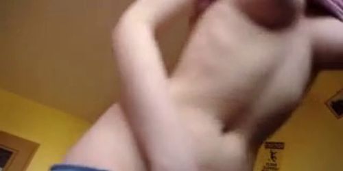 horny sister has amazing orgasm on webcam