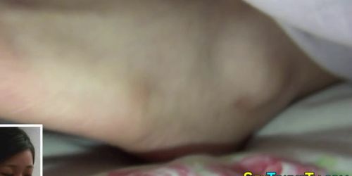 Japanese babe fingered - video 3
