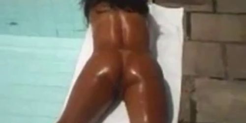 quickly anal fuck by the pool (Brazilian Wife)