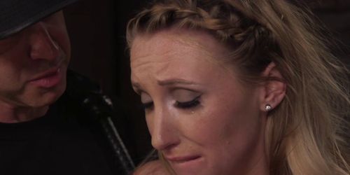 Brunette doggy banged in rope bondage (Harley Jade)