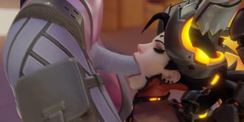 WIDOWMAKER AND MERCY BLOWJOB FULL HD 60 FPS WITH SOUND  OVERWATCH