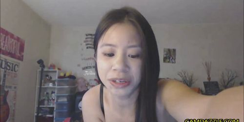 CAMDAZZLE - Asian Teen Nasty Masturbation