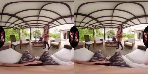 vrlatina - fucking a sexy slut in the ass - 5k