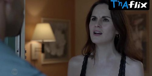 Michelle Dockery Underwear, Interracial Scene  in Good Behavior