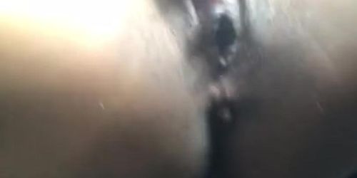 Ebony Slut, outside fun