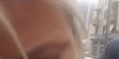 Short but sweet smoking fetish light up from blonde Cougar