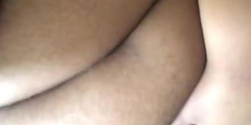 Bbw plays with fat shaved pussy