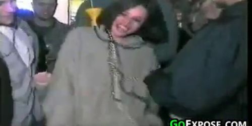 Flashing During Mardi Gras - video 1