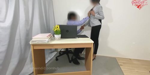 Huge Squirt & Anal screw for protect my job at office. Preview. Ashavindi