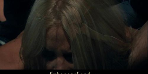 Hot blonde Kiara Lord gets training for submission
