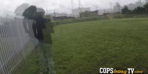 Cops love to fuck in outdoors black dudes that they just arrested for having massive cocks hiding