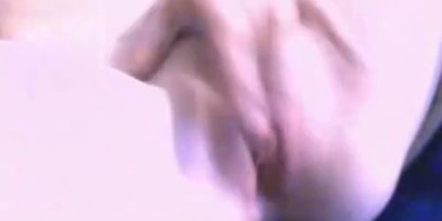 Close up finger in a soaking wet and bald cunt video - video 1