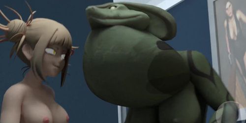 Snake Woman Vore Uraraka + Toga [VORE] (BucketHeadAnims)