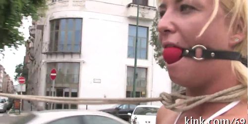 Sensational public tormenting - video 12