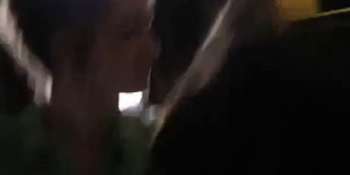 Two cleaning ladies share sucking cock in a hotel room