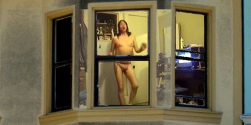 Naked window dance by Marcia Fannie