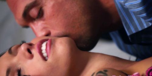 Couple igniting the flame as they make out (Kaylana Reese)