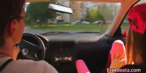 Busty teenager fucking with her boy