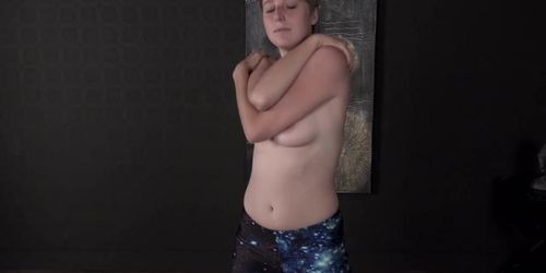 We Are Hairy - Aurora Odaire does naked and sexy yoga for us