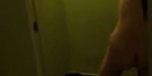 Korean girl blows delivery man
