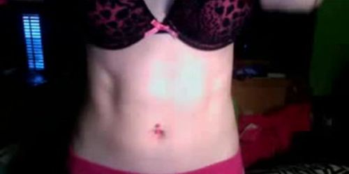 cute tight teen flashes on webcam chat