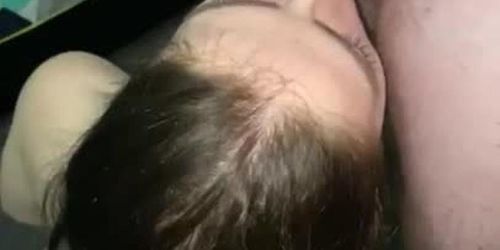 Stranger cumming on my face 