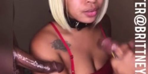 Brittney Jones Takes two BBC