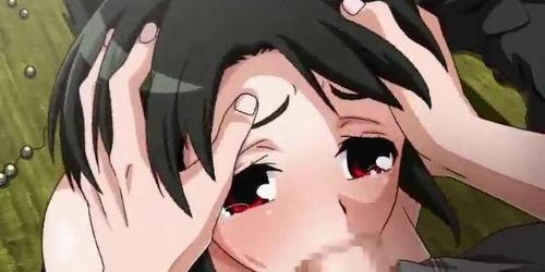 Brunette animated gets deeptroath